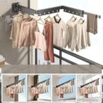 علاقة تخزين حائطية قابلة للسحب – منشفة قابلة للطي للاستخدام الداخلي والخارجي