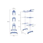 علاقة مجفف ملابس قابلة للطي - Image 4